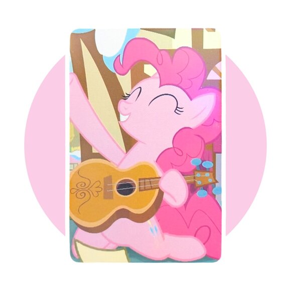 My Little Pony Art Card (KK61): Pinkie Pie with Ukulele - Picture 1 of 2